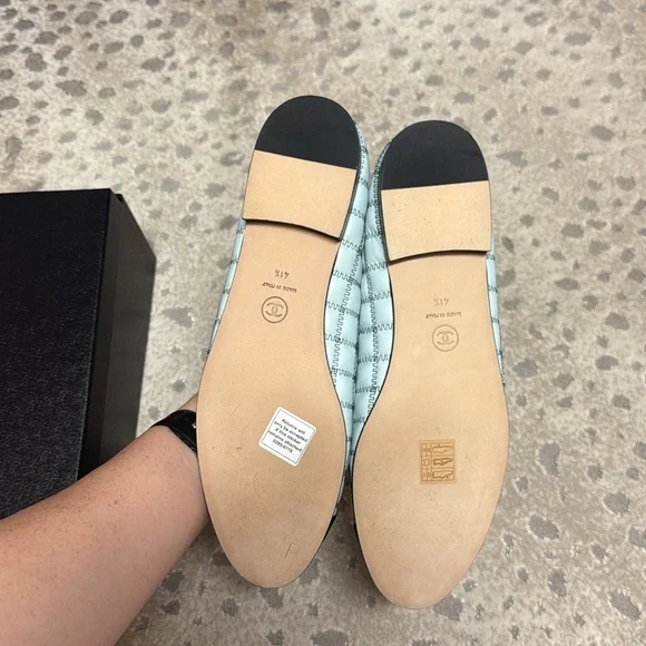 Chanel Ballet Flats NWT 41.5 - Picture 4 of 9